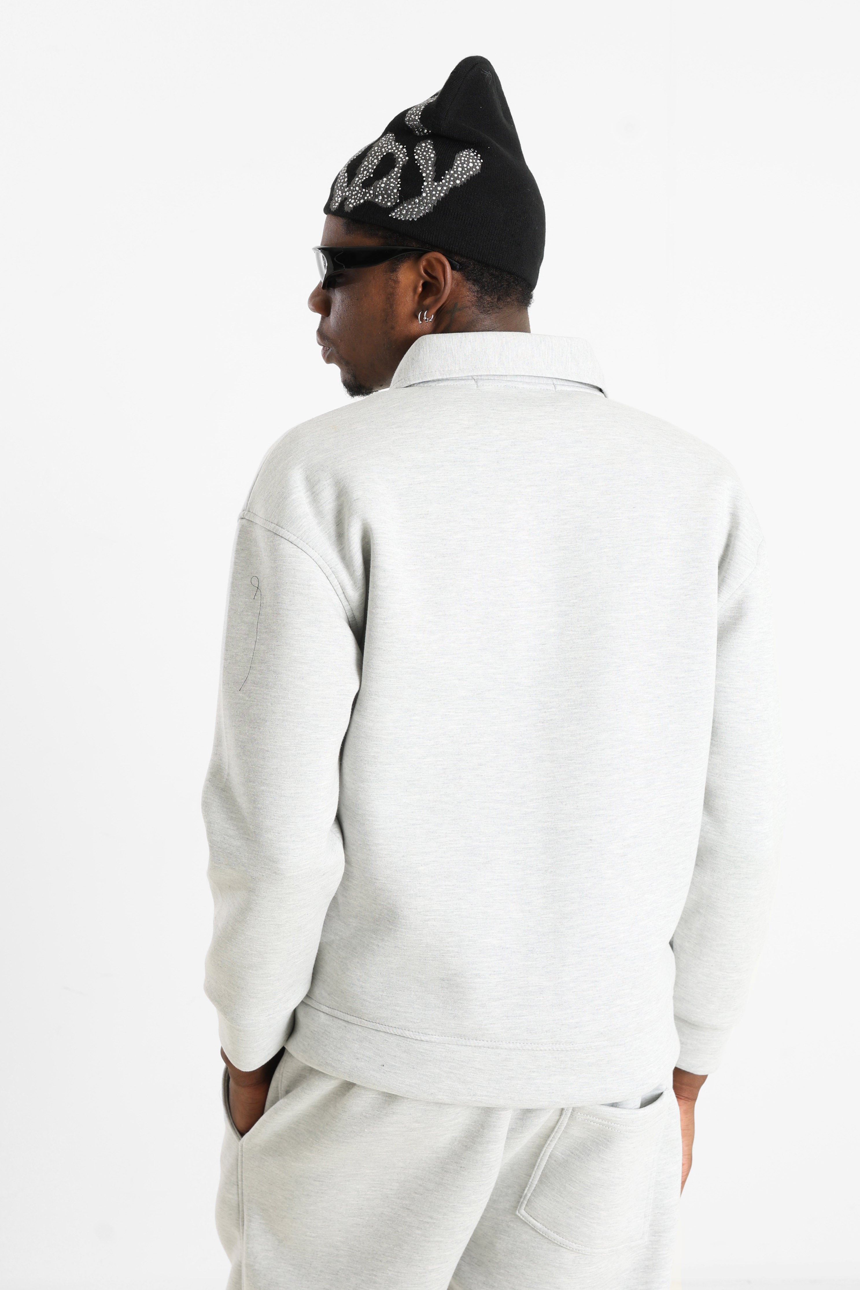 Trainingsjacke - Light Grey Heather