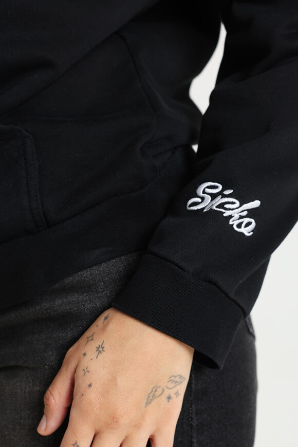 Kapuzensweatshirt - Schwarz