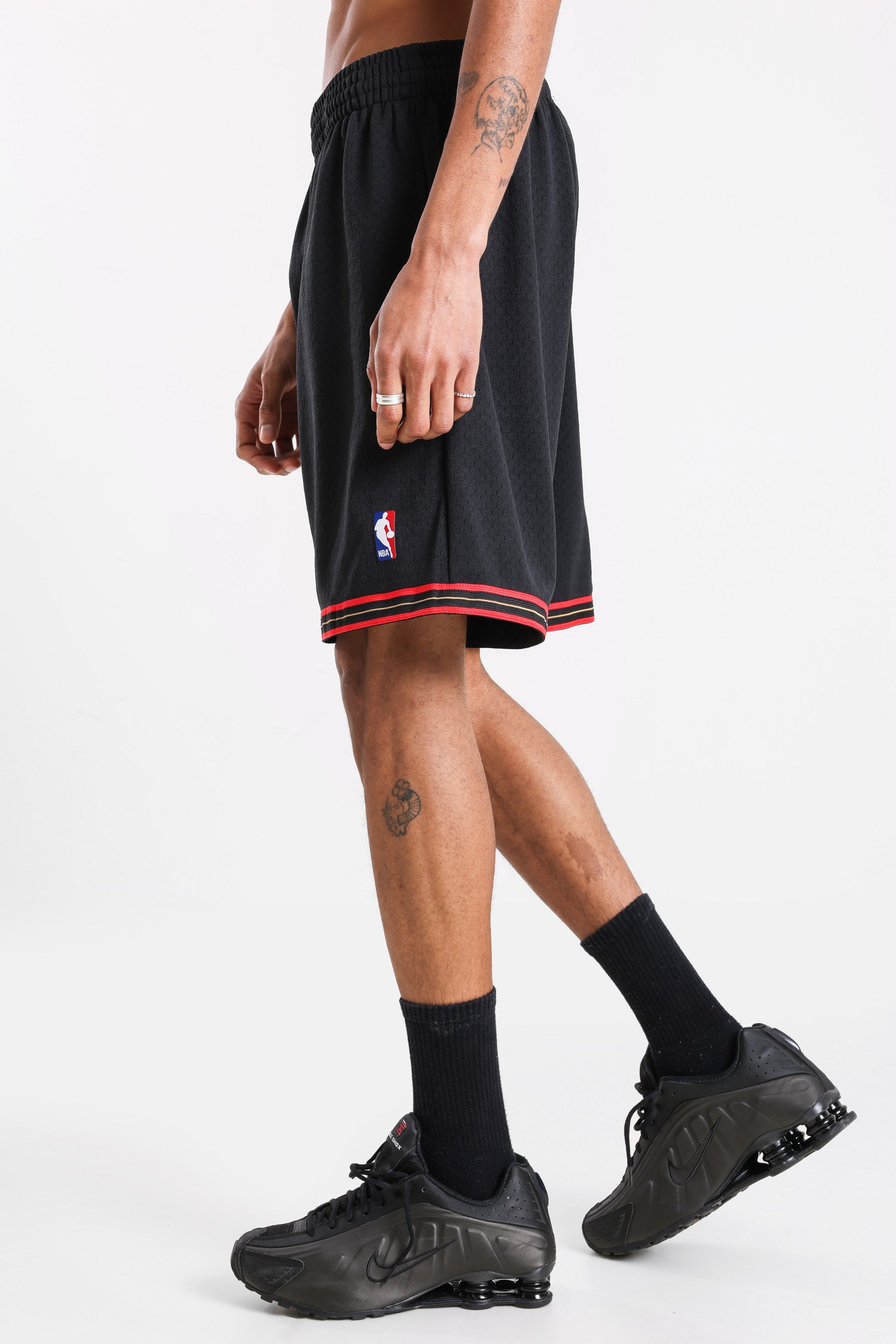 Short en mesh - Black + Red