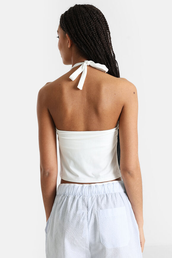 Top croisé dos nu - Ecru