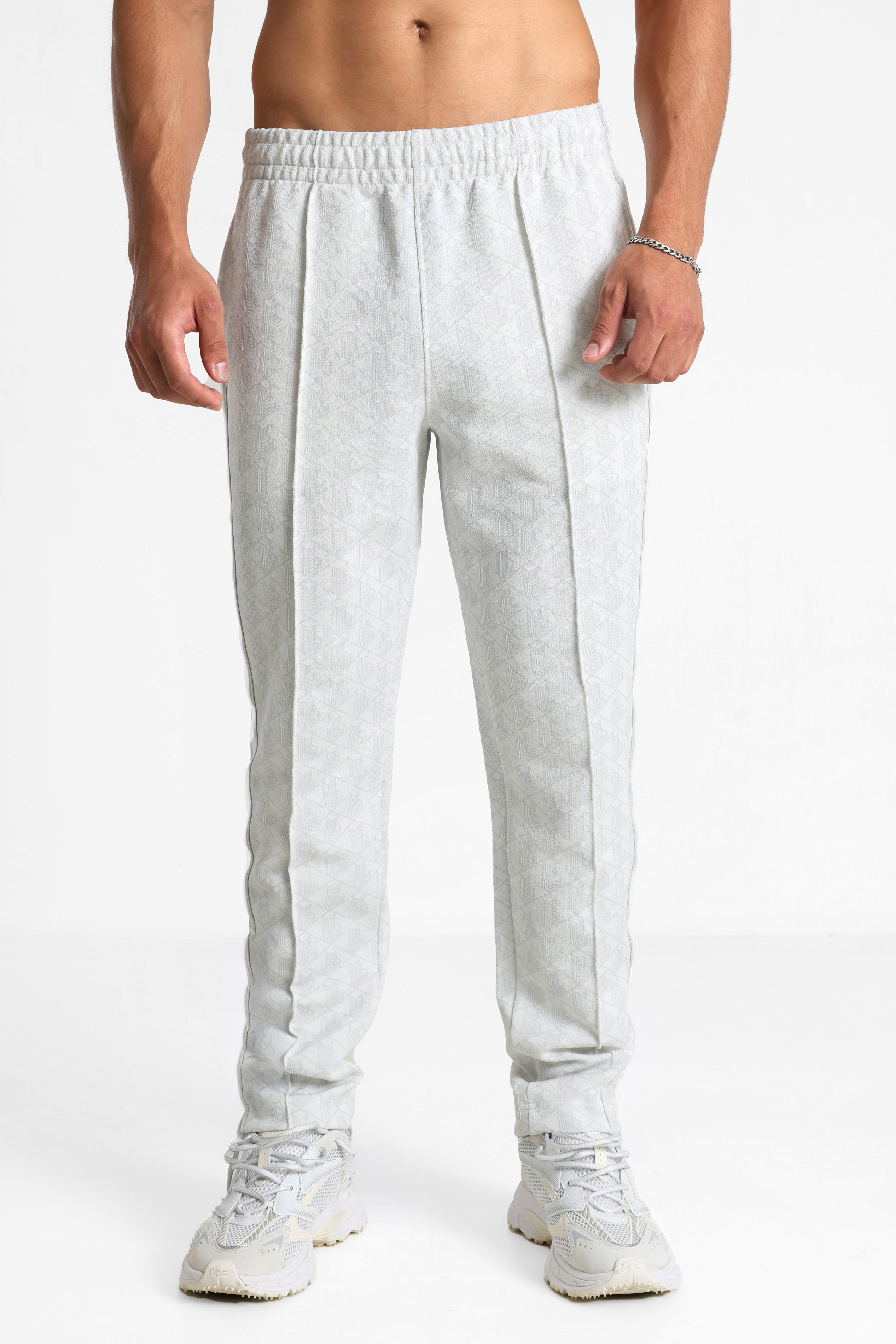 Sweatpants - Grey + White