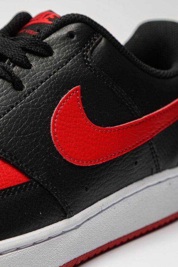 Court Vision Next Nature Sneaker - Black + University Red + White