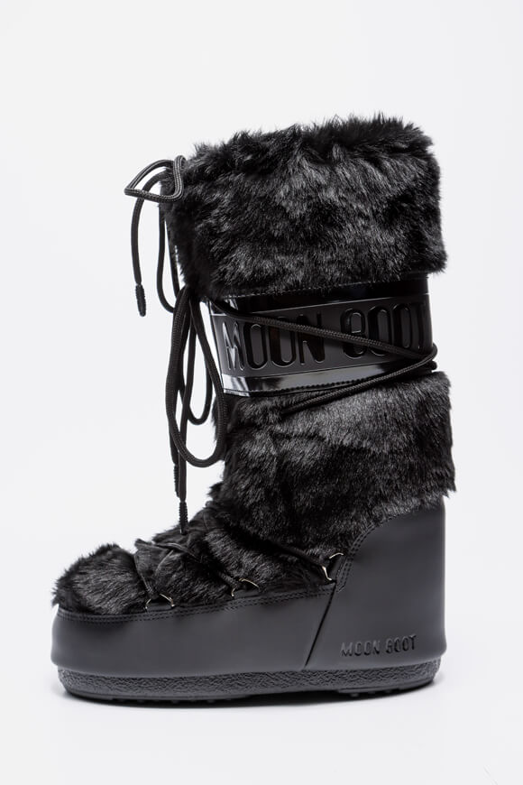 Icon faux fur snow boots - Black