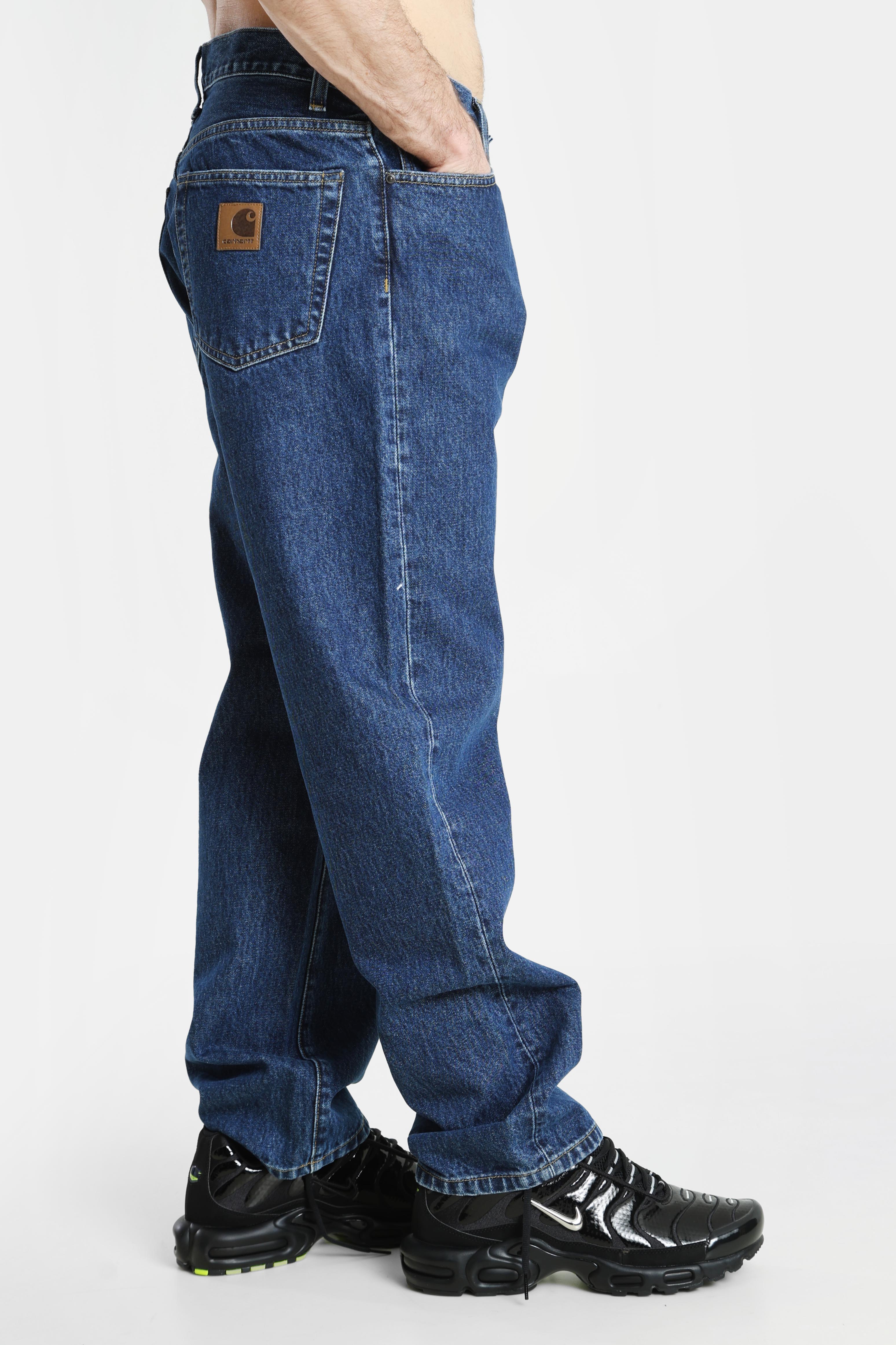 Aaron Straight Fit Jeans - Blue Stone Washed