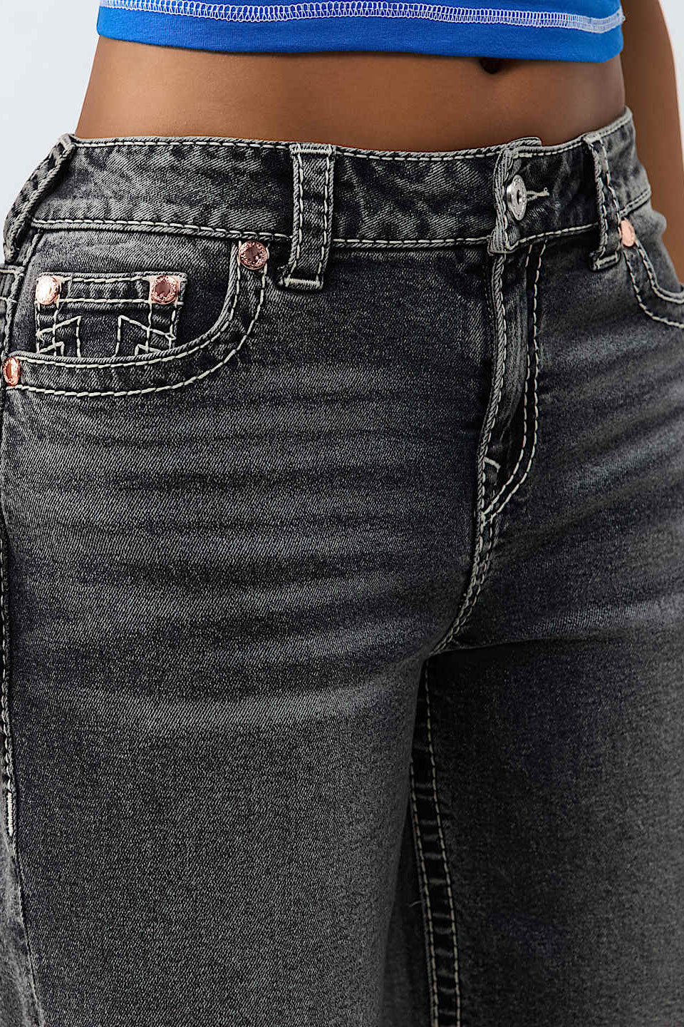Jeans Bobbi a vestibilità larga - Meadow Ash