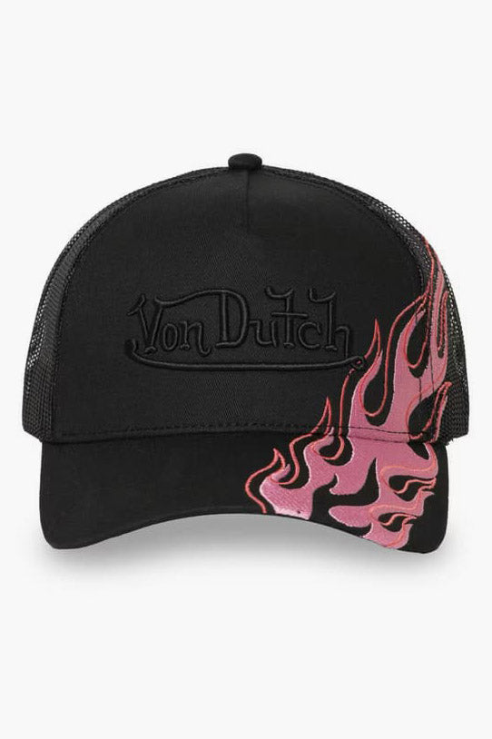 Cappellino trucker / snapback - Black + Pink