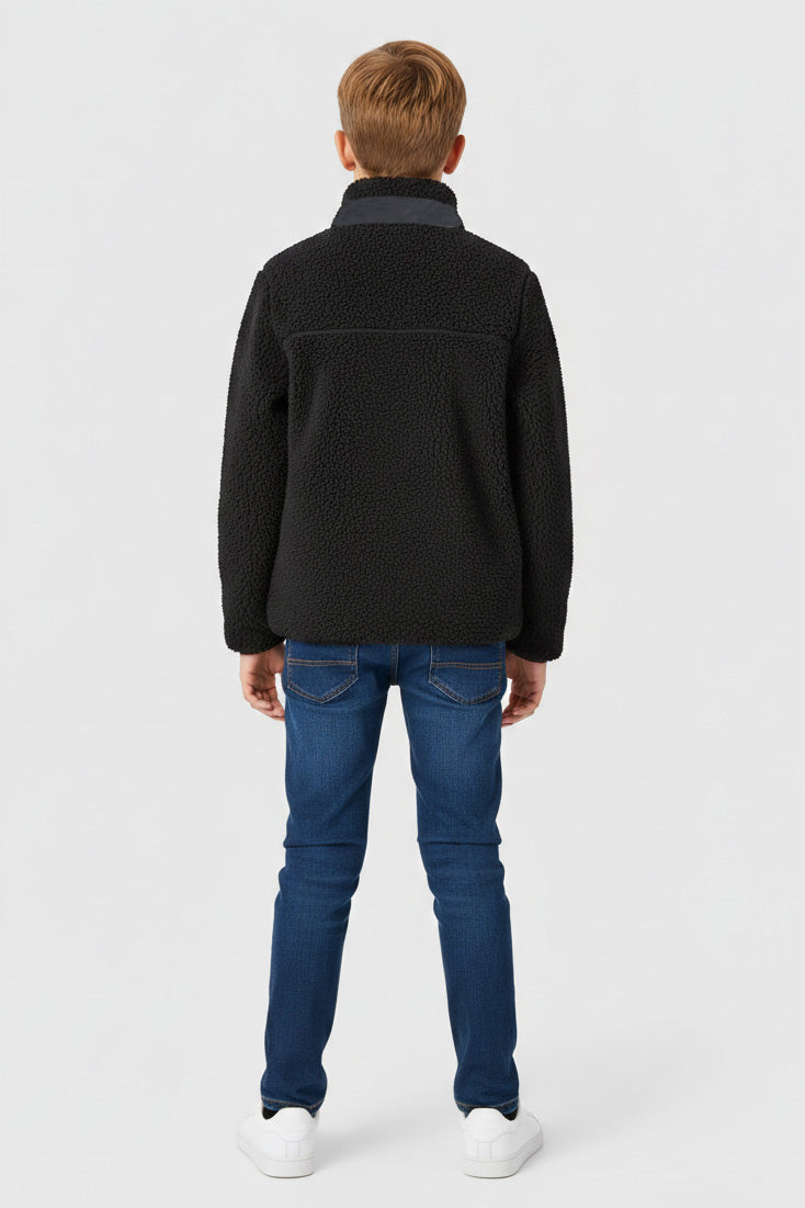 Sherpa Jacke - Black