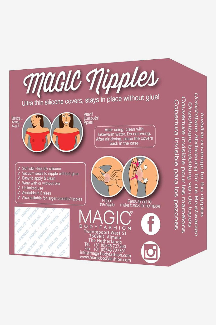 Nippies en silicone - Latte