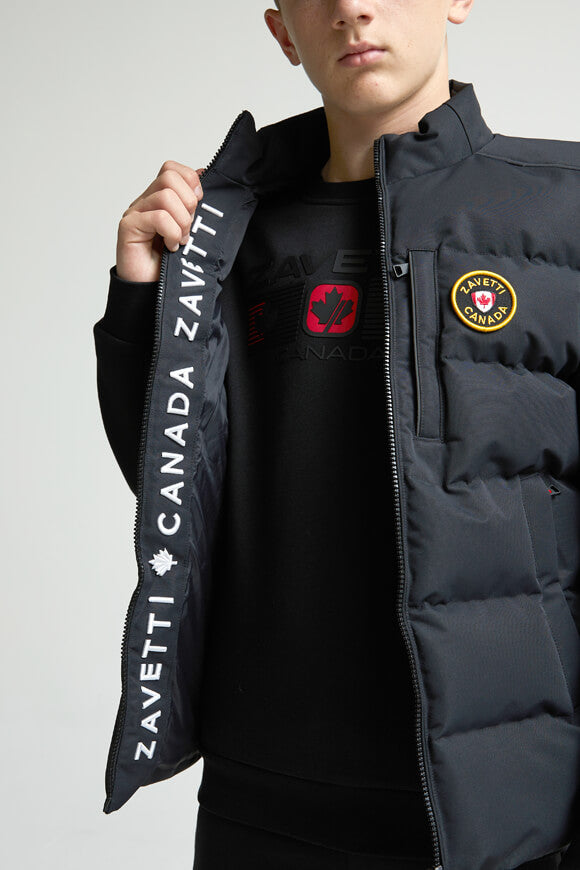 Oshawa quilted vest - Jet Black