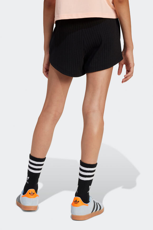 Short à côtes - Noir