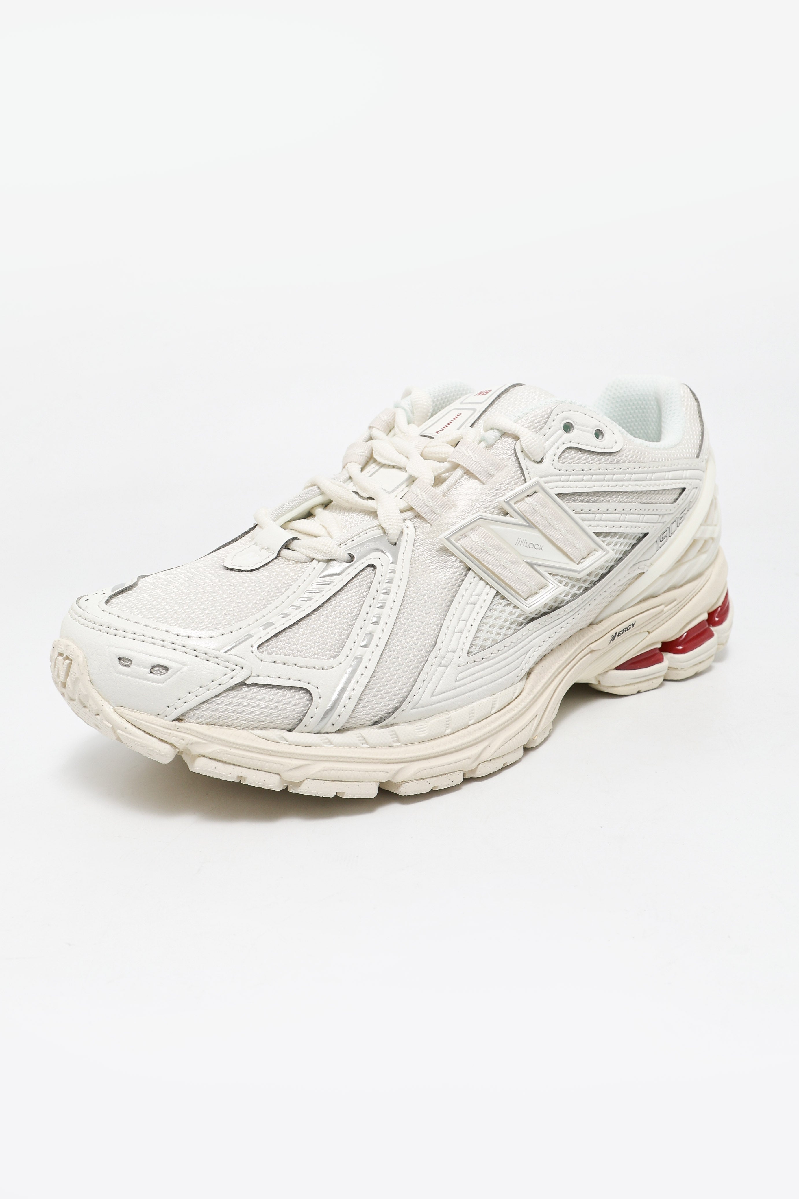U 1906R Sport Essentials Sneaker - Angora + Sea Salt + Shadow Red