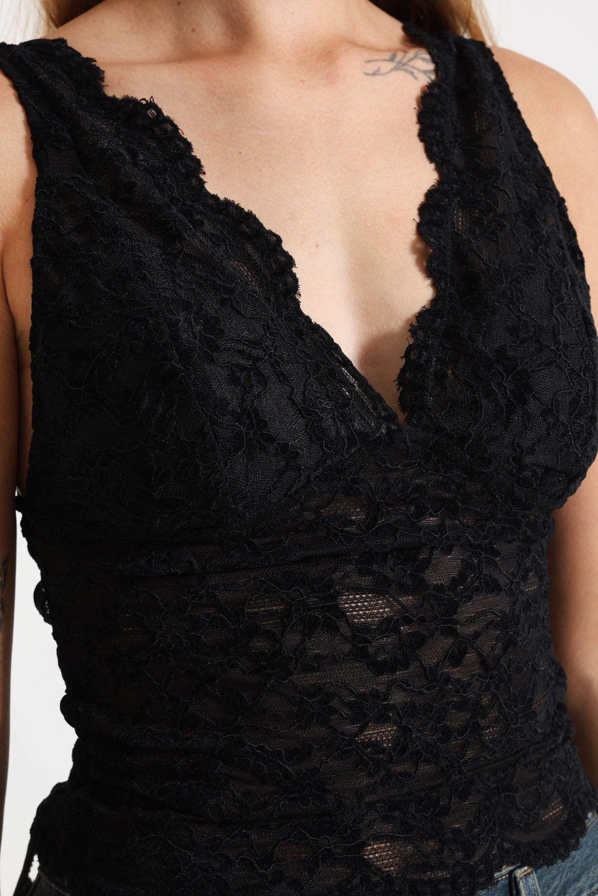 Crop Spitzentop
