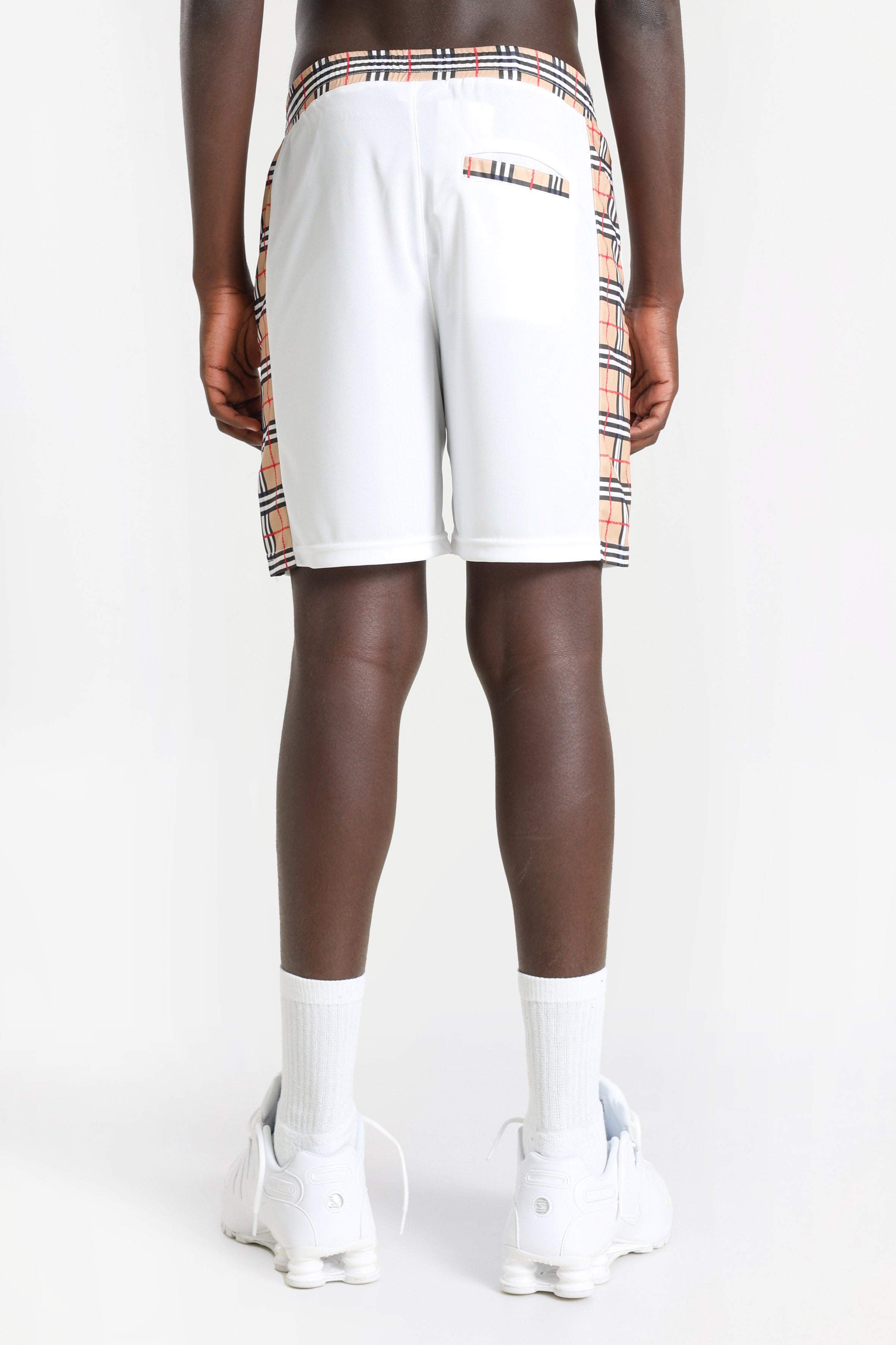 Sweat shorts - White + Beige