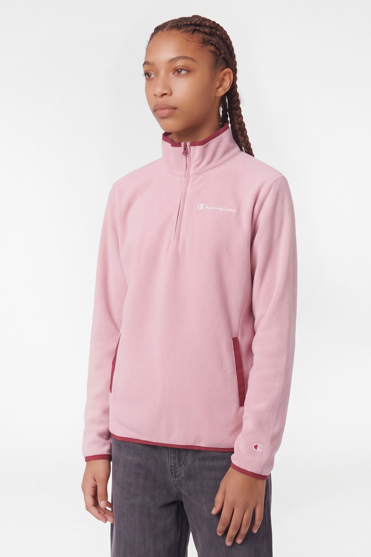 Fleece sweatshirt - Light Rose