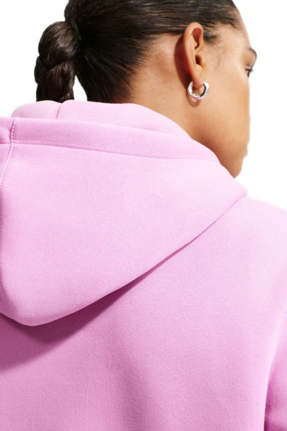 Phoenix Fleece Kapuzensweatjacke - Magenta + Sail