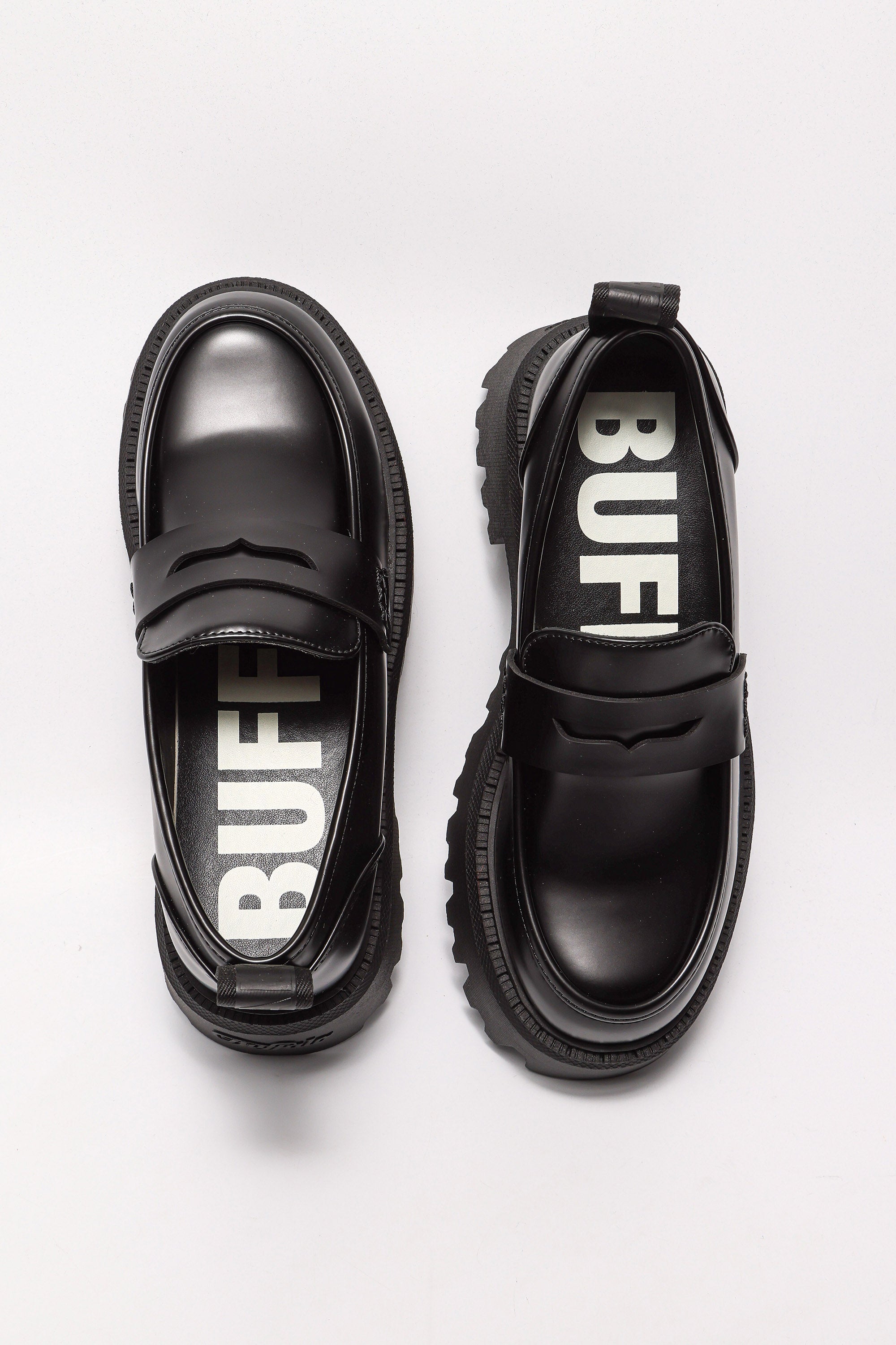 Vegan Aspen Loafers plateau - Black