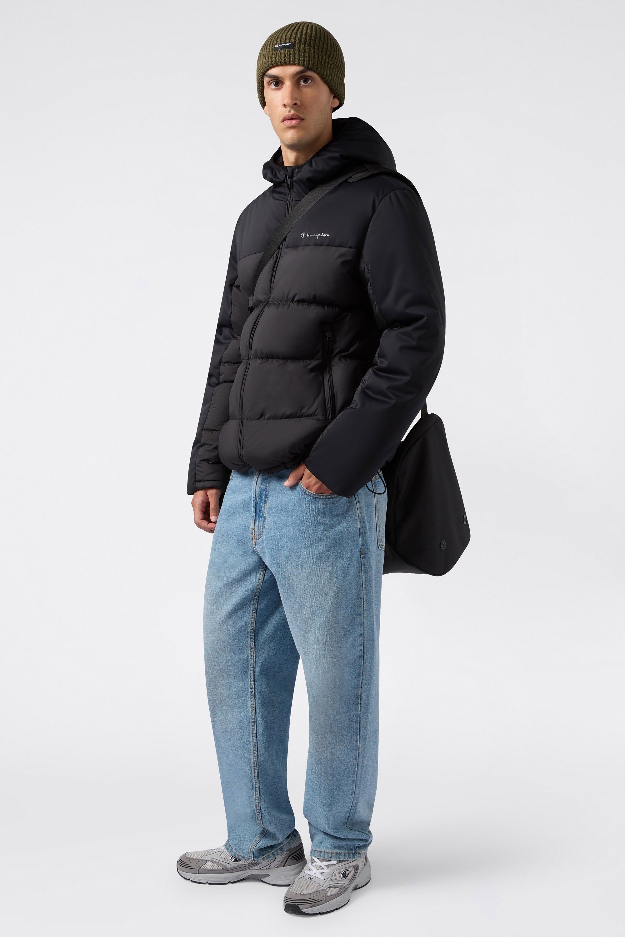 Puffer-Jacke - Black