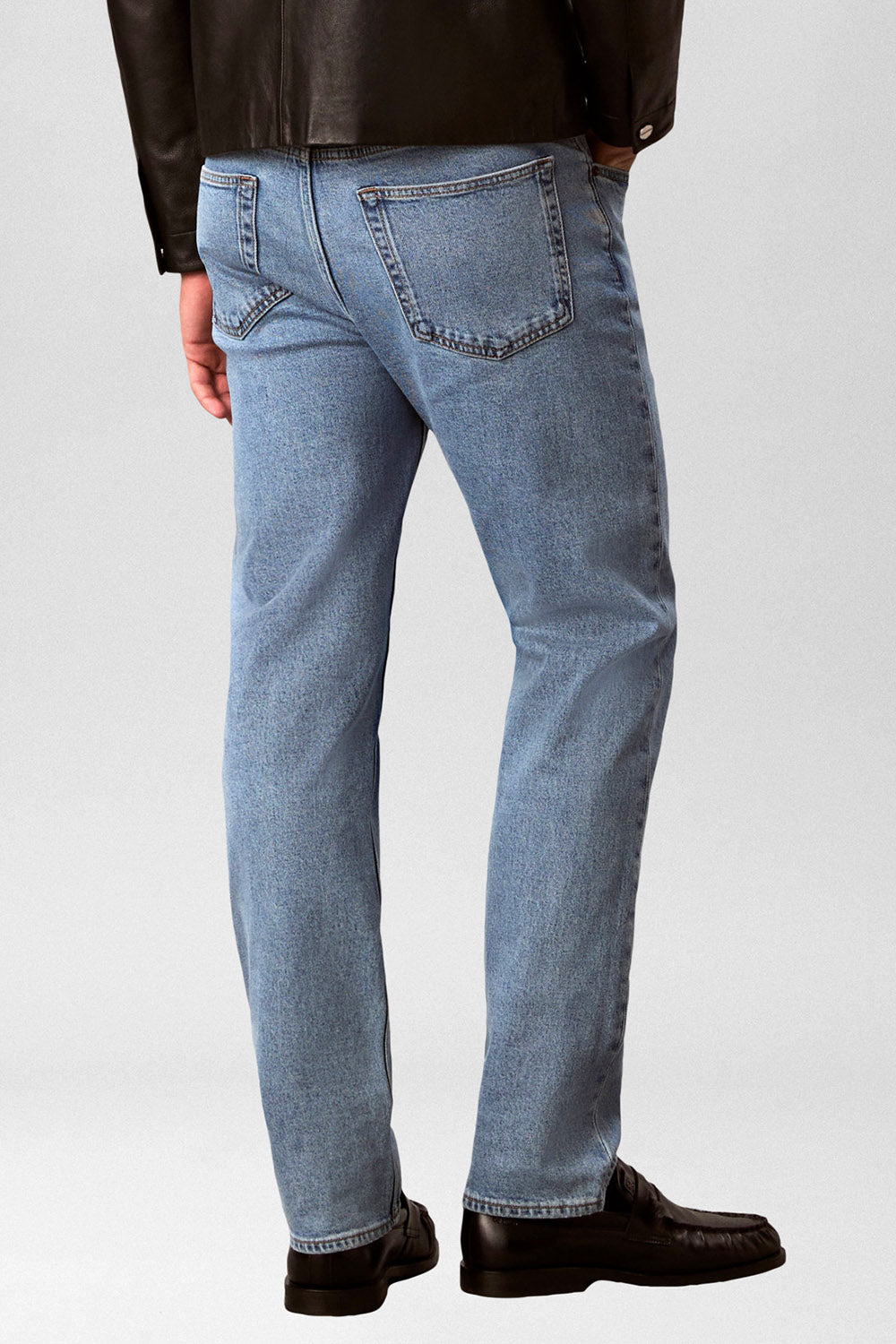 Straight Fit Jeans L32 - Adam Lt Stone