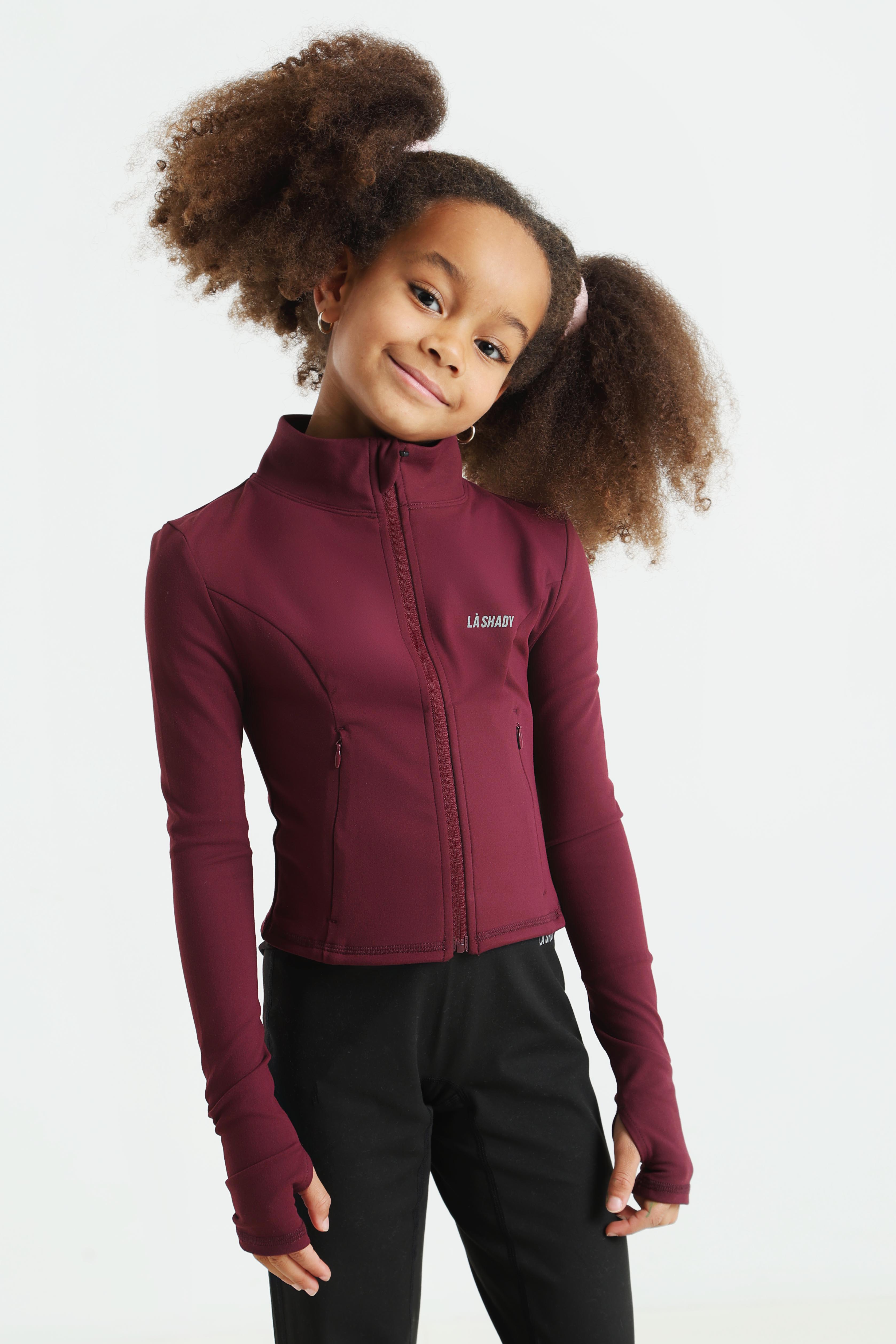 Veste de survêtement Crop - Bordeaux