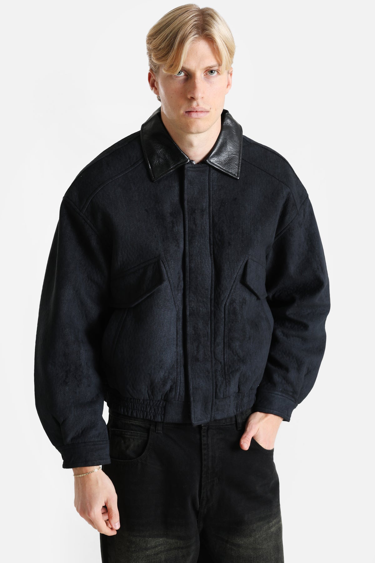 Wattierte Jacke - Black