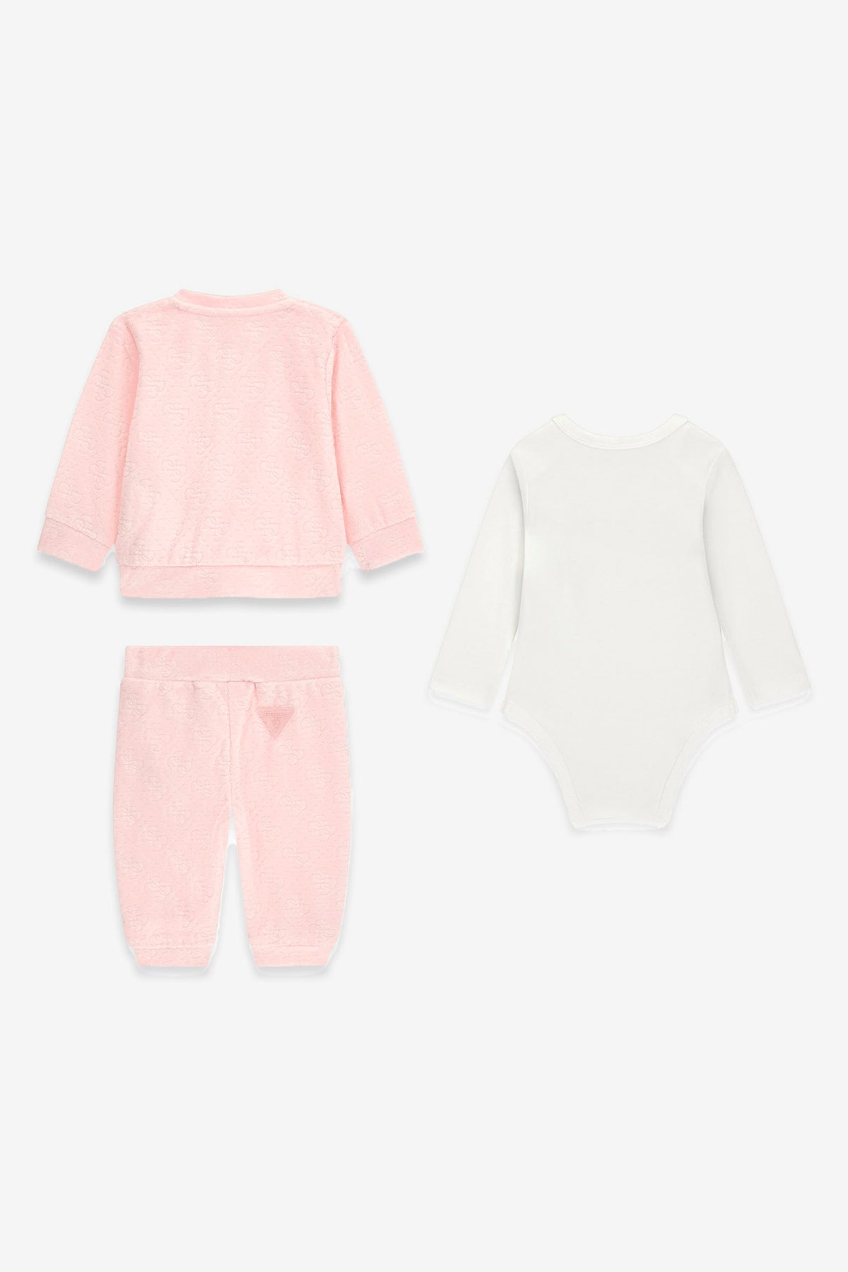 Baby-Set - Light Pink + White