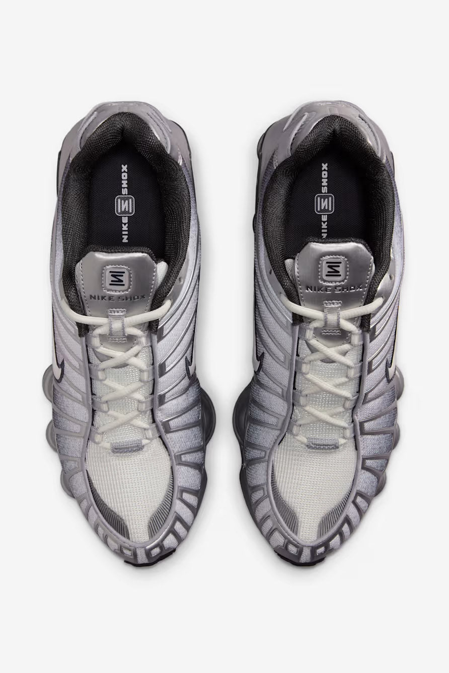 Nike - Shox TL Print Sneaker - Metallic Silver + Summit White