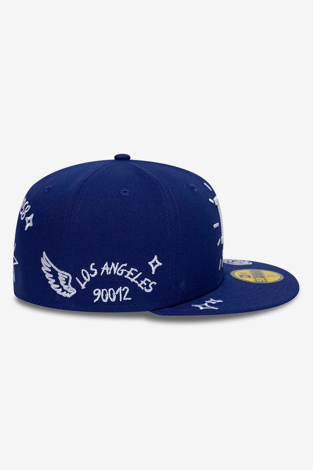 59fifty cap - Royal + White
