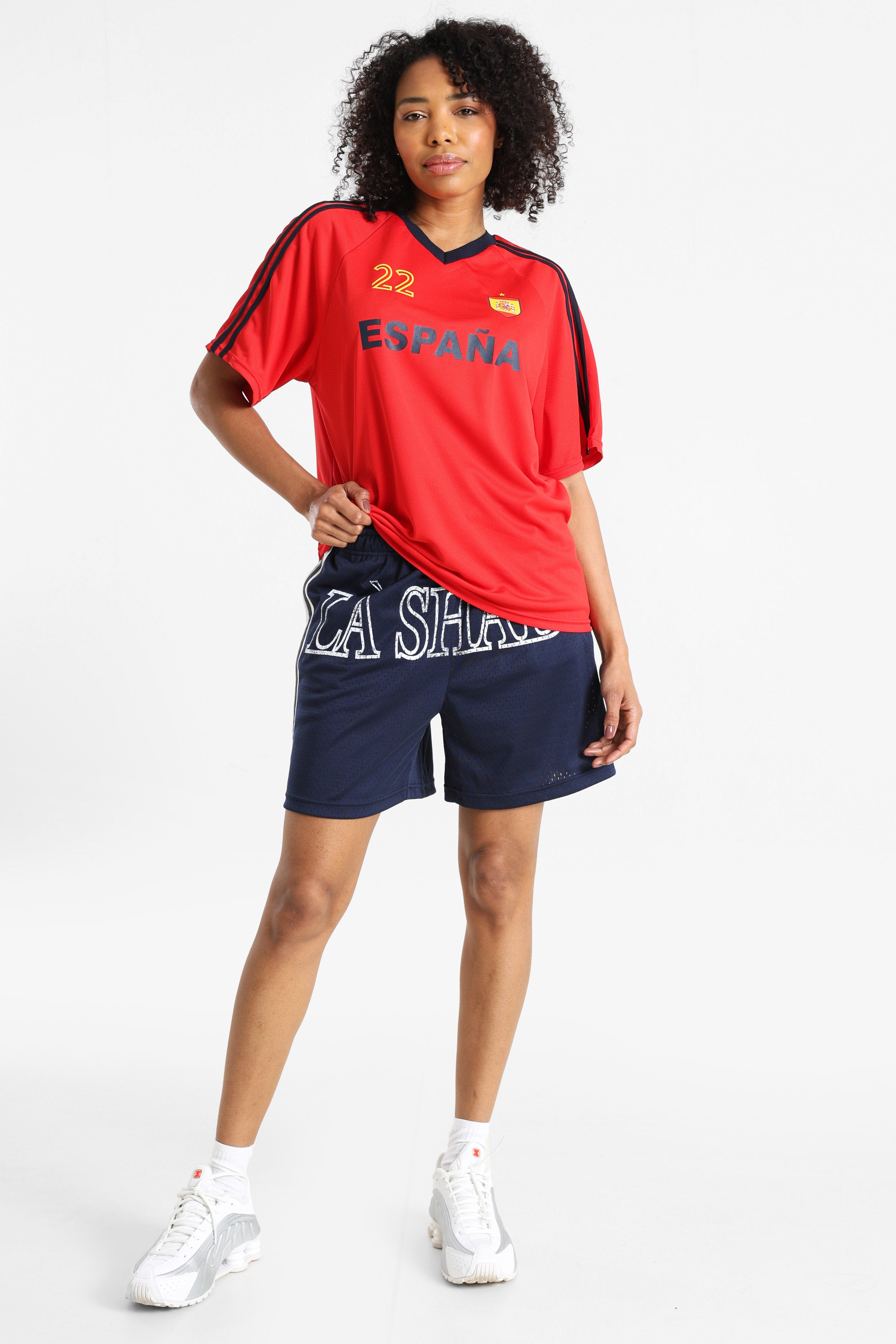 T-Shirt - Rouge + Bleu Foncé