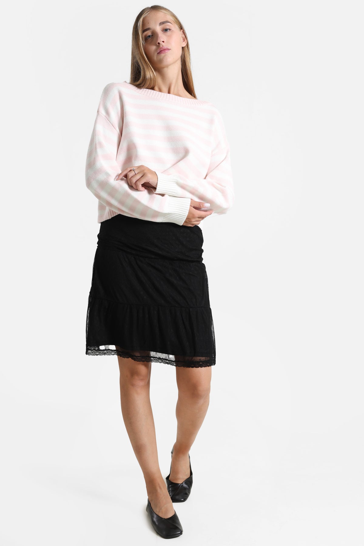 Pull ample en tricot