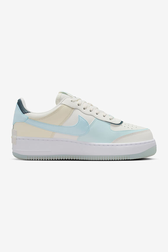 Air Force 1 Shadow Sneaker - Sail + Armory Navy + Glacier Blue
