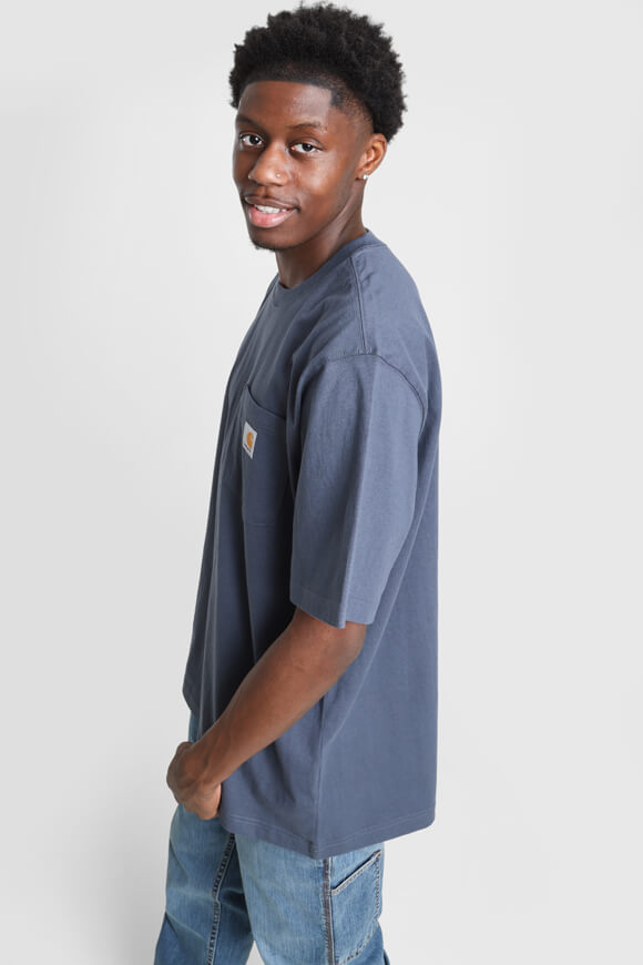 Pocket Oversize T-Shirt - Bluestone