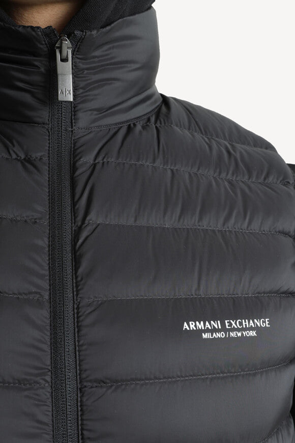 Gestepptes Daunengilet - Black