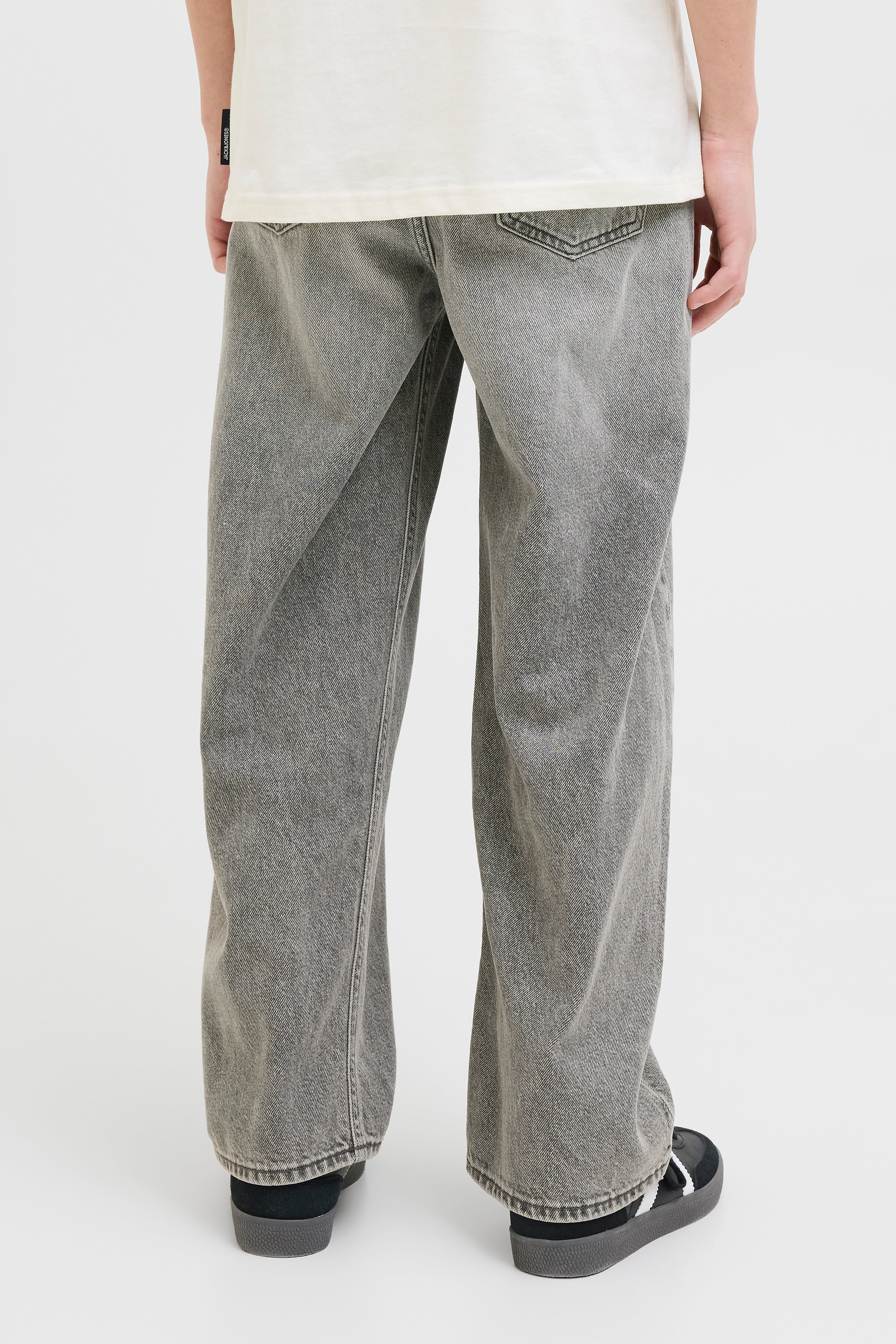 204 JJIRON JJORIGINAL Baggy Fit Jeans - Grey Denim