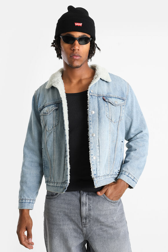 Type 3 Trucker Veste en jean doublée - Kentucky Blue
