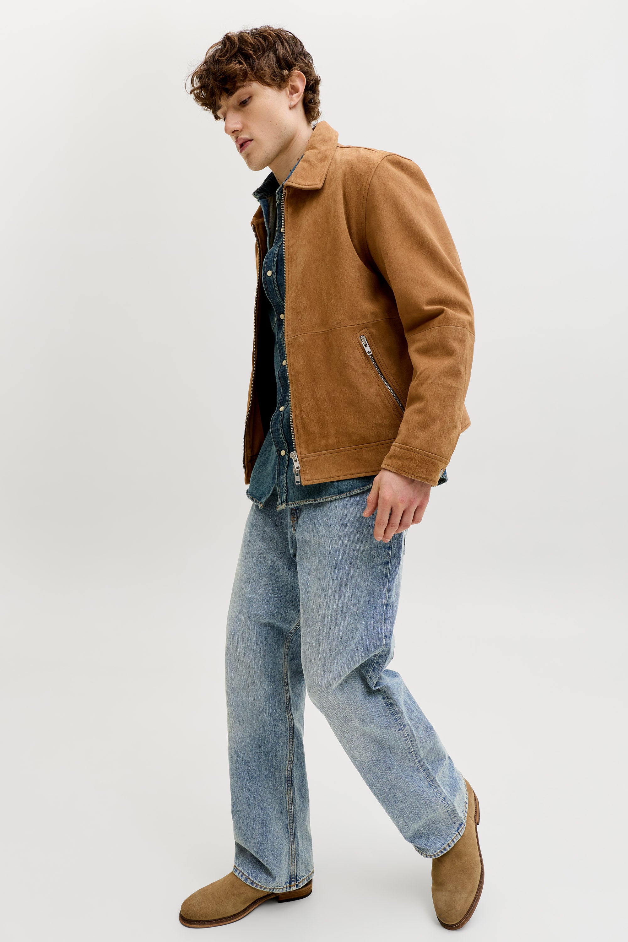 JJITED Loose Straight Fit Jeans L32 - Blue Denim