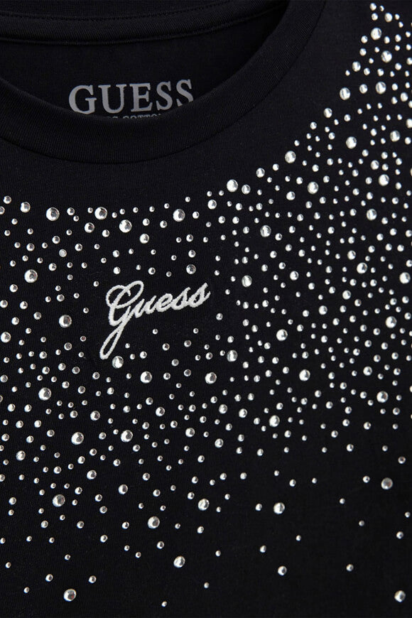 Crop Langarmshirt - Jet Black