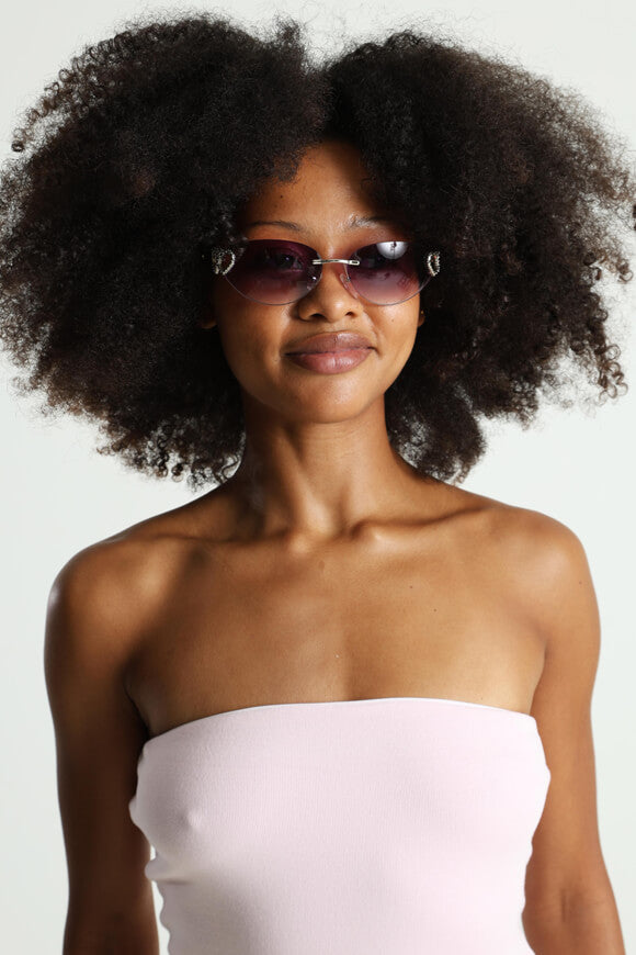 Bandeau mini dress - light pink