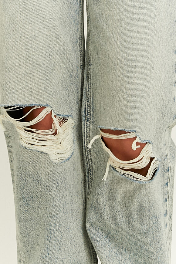 Straight leg jeans - Acid wash blue