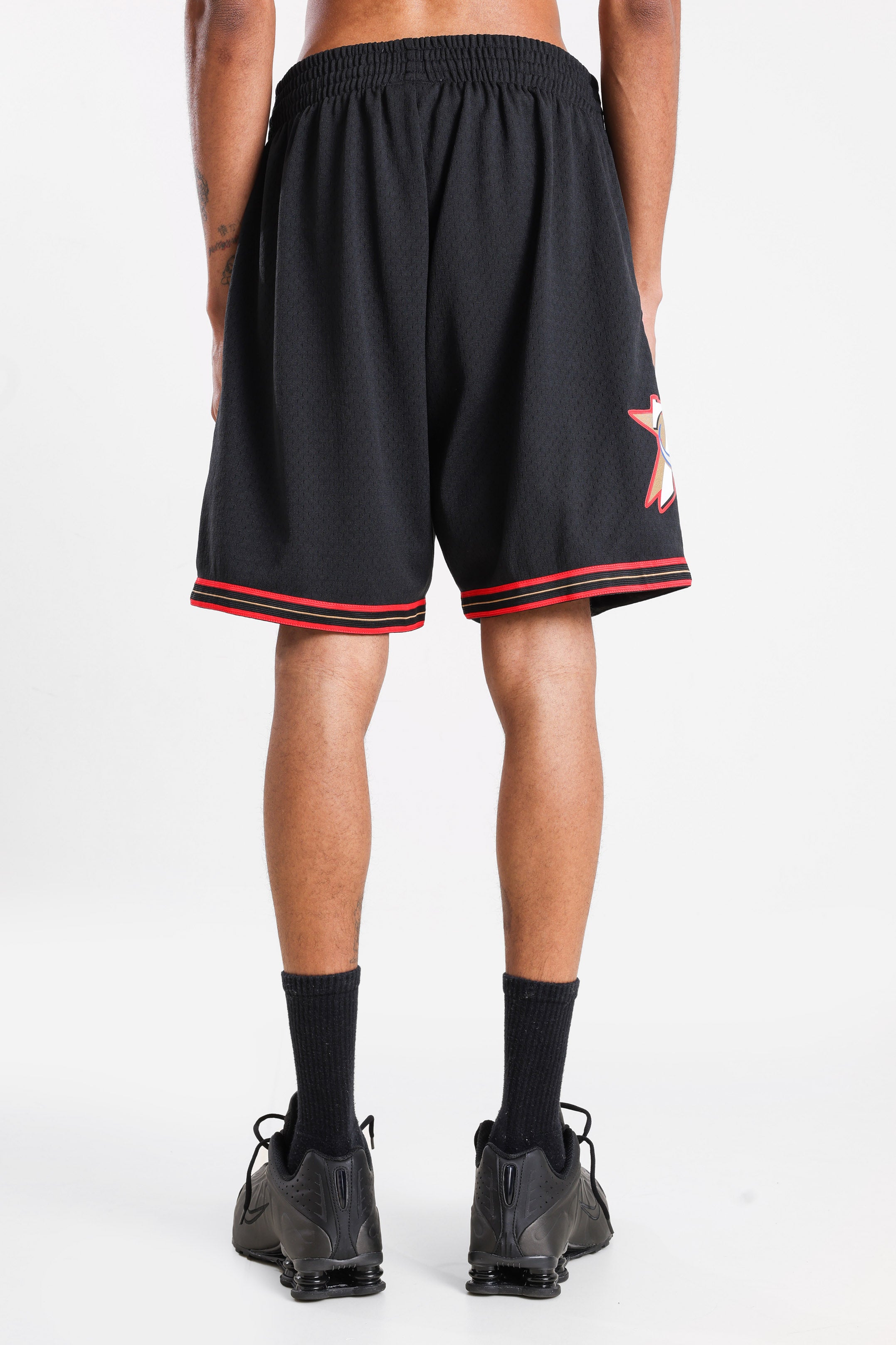 Short en mesh - Black + Red
