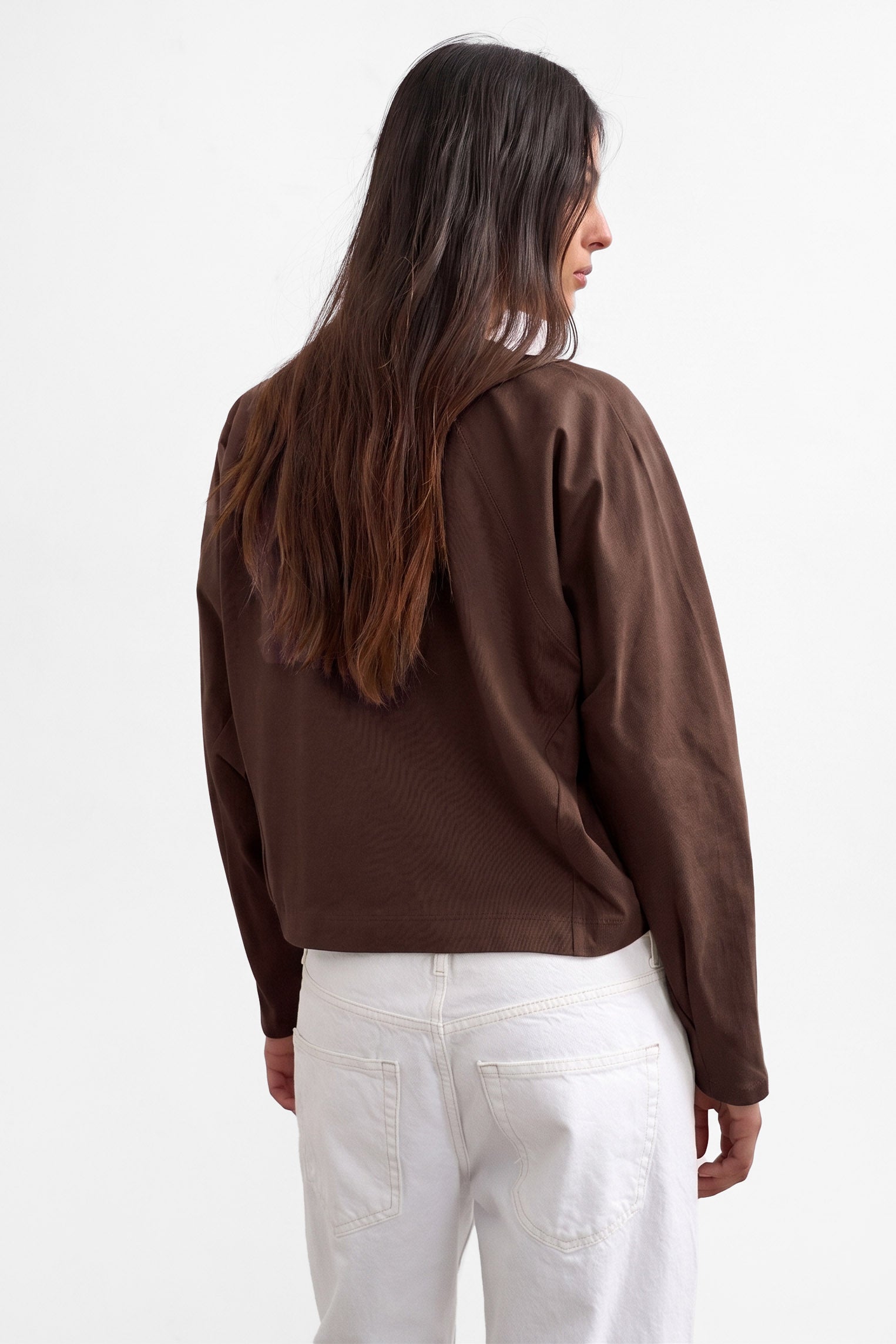 TSROSA long-sleeve shirt - Chocolate Brown