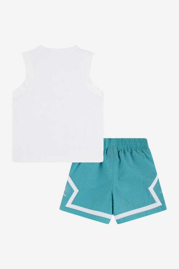 Kids-Set - Offwhite + Washed Teal