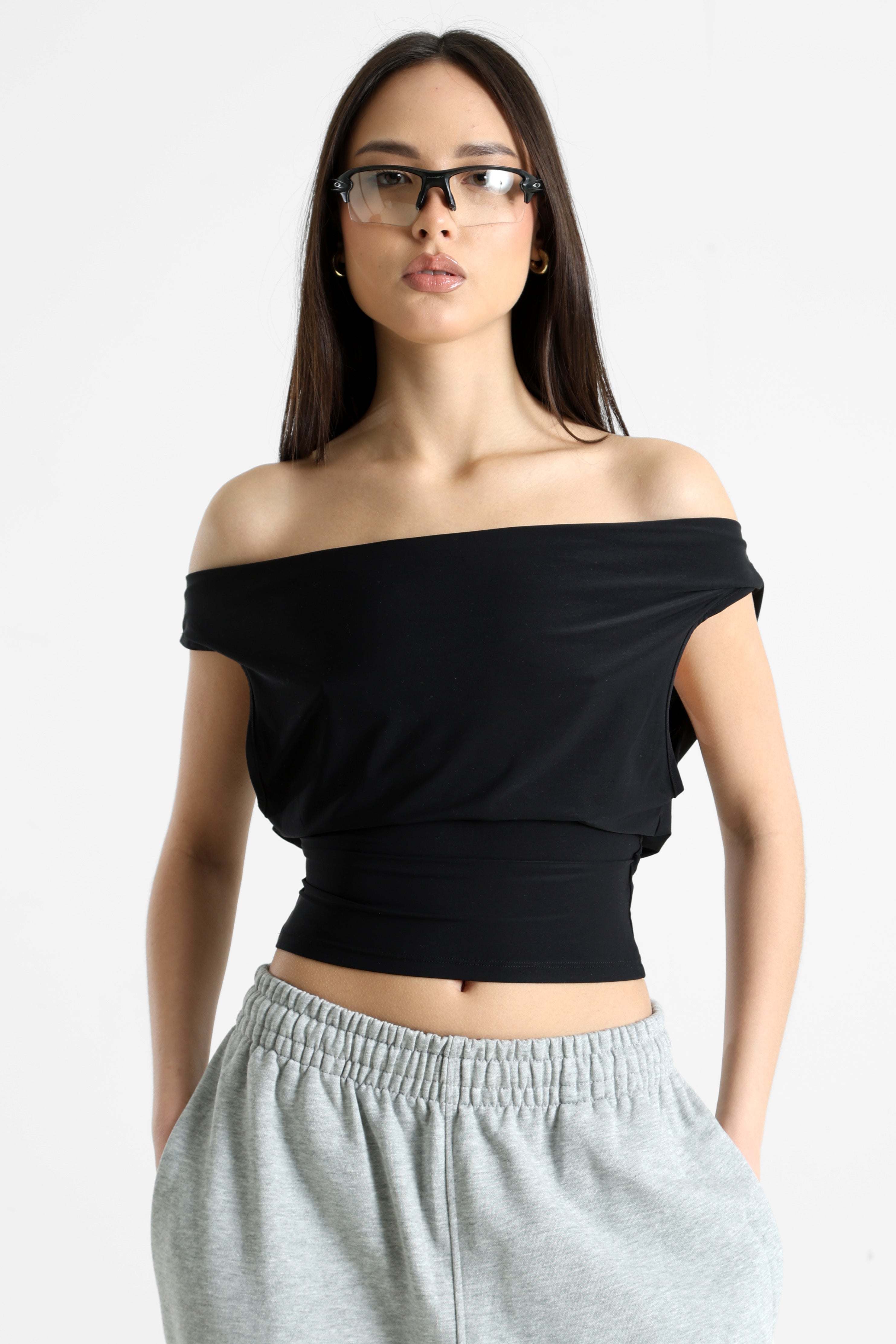 Crop top - black