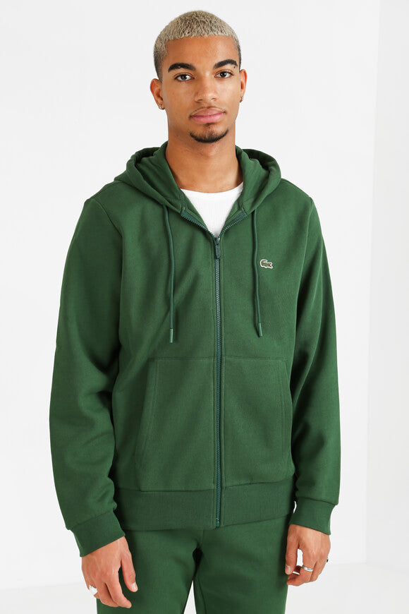 Kapuzensweatjacke - Grün