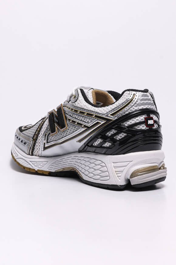 Sneaker M1906 - Nero + Argento metallizzato + Bianco