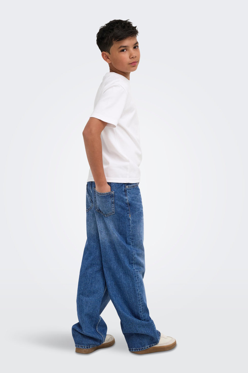 OSJREMI wide leg jeans - Dark Blue Denim