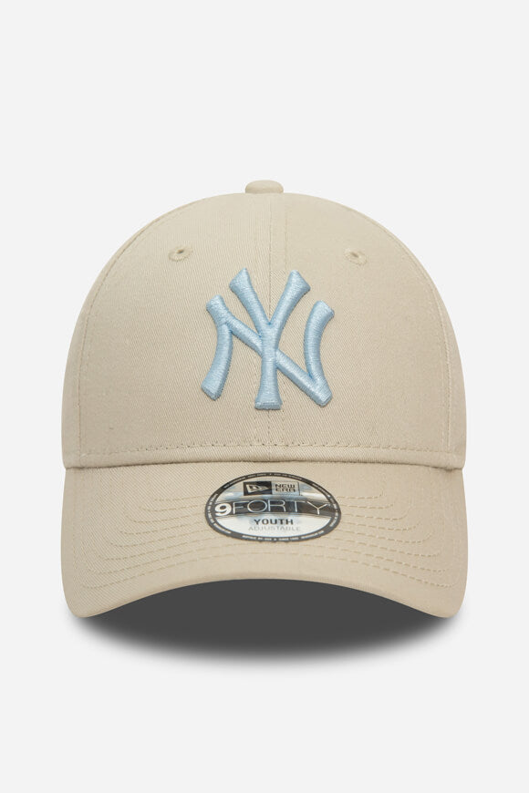 9Forty Cap / Strapback - Stone + Light Blue