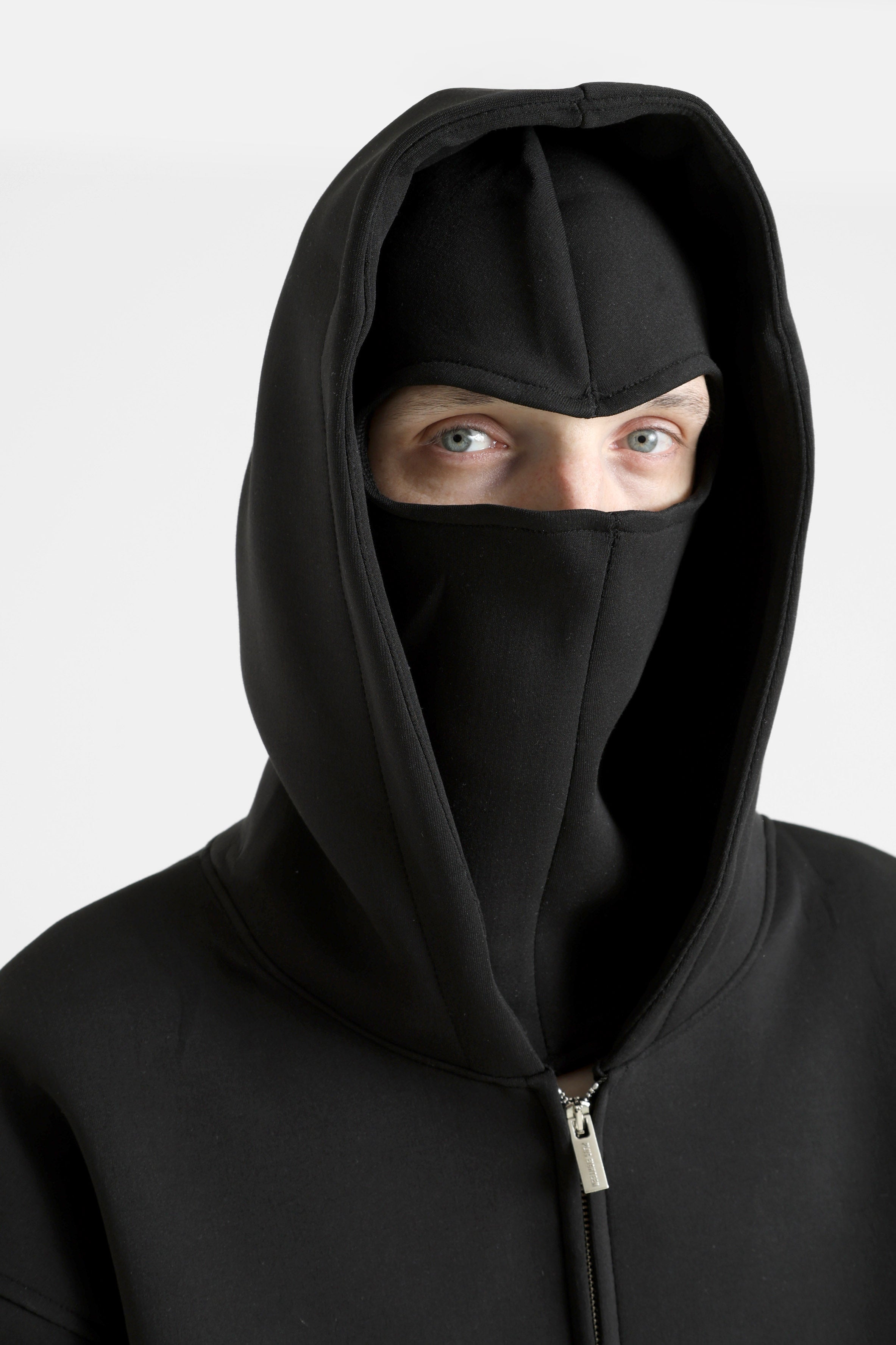 Sweat zippé à capuchon - Black