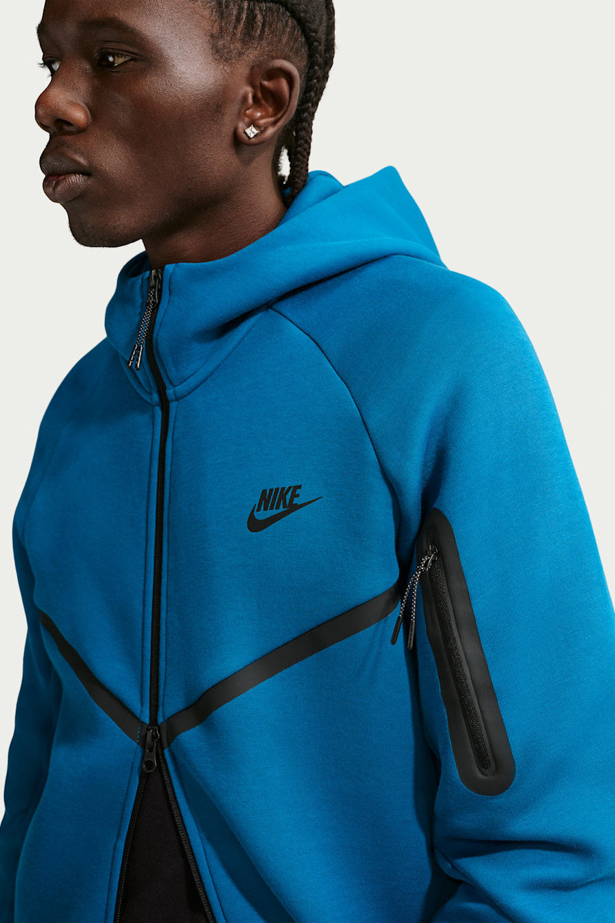 Sportswear Tech Fleece Kapuzensweatjacke - Court Blue
