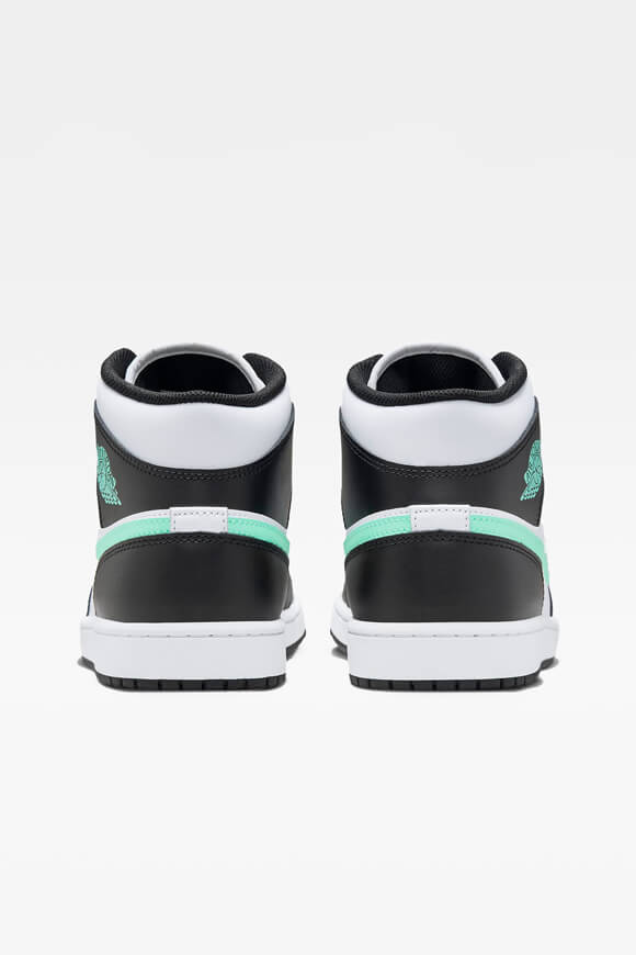 Air Jordan 1 Sneaker - White + Green Glow + Black