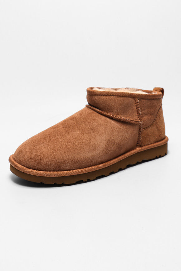 Classic Ultra Mini gefütterte Stiefelette - Chestnut